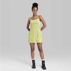 Wild Fable Sleeveless Corduroy Dress Bright Green Size SZ XXL